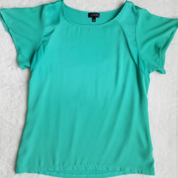 The Limited Mixed Media Flowy Top, Size M LIKE NEW - Picture 2 of 6